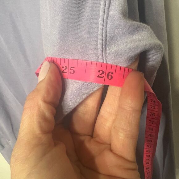 Sage Collective Light Purple Tunic Sweatshirt Pockets Sz M - Picture 5 of 9